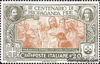 Italy Stamp Scott nr 143 - Francobolli Sassone nº 131 - Click Image to Close