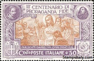 Italy Stamp Scott nr 145 - Francobolli Sassone nº 133 - Click Image to Close