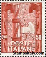 Italy Stamp Scott nr 161 - Francobolli Sassone nº 143 - Click Image to Close