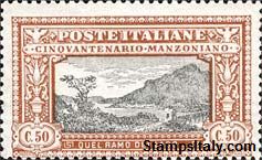 Italy Stamp Scott nr 168 - Francobolli Sassone nº 154 - Click Image to Close