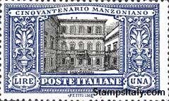 Italy Stamp Scott nr 169 - Francobolli Sassone nº 155 - Click Image to Close