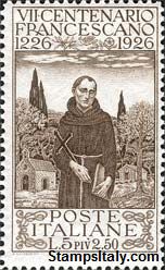Italy Stamp Scott nr 183 - Francobolli Sassone nº 197 - Click Image to Close