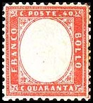 Italy Stamp Scott nr 20 - Francobolli Sassone nº 3 - Click Image to Close