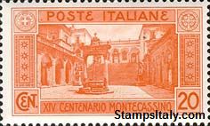 Italy Stamp Scott nr 232 - Francobolli Sassone nº 262 - Click Image to Close