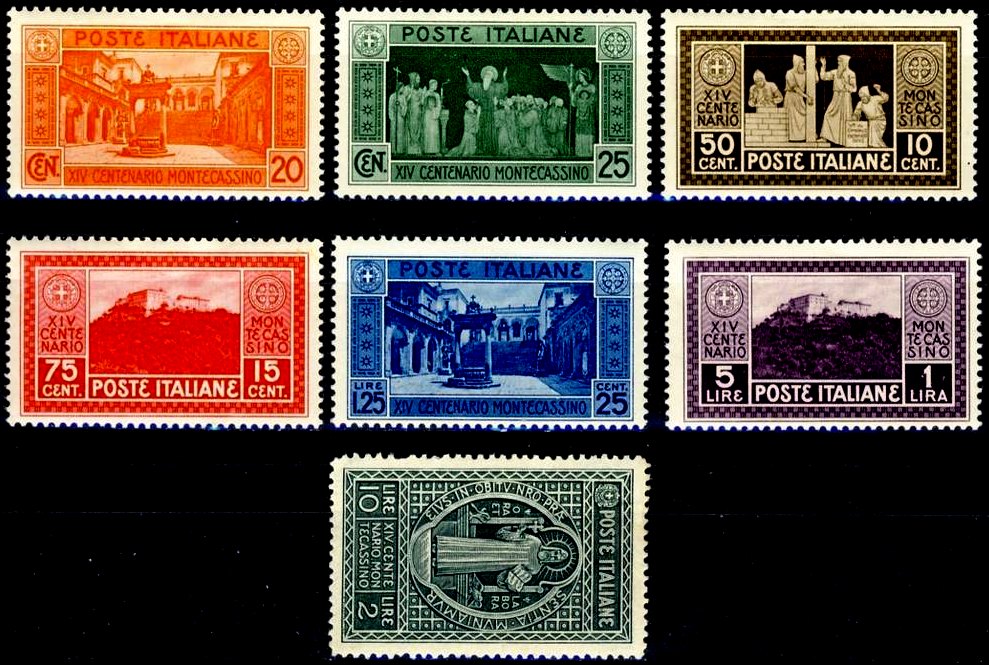 Italy Stamp Scott nr 232/238 - Francobolli Sassone nº 262/268