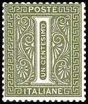 Italy Stamp Scott nr 24 - Francobolli Sassone nº 14 - Click Image to Close
