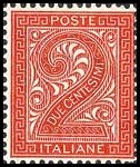 Italy Stamp Scott nr 25 - Francobolli Sassone nº 15 - Click Image to Close