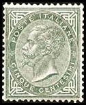 Italy Stamp Scott nr 26 - Francobolli Sassone nº 16 - Click Image to Close