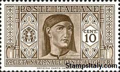 Italy Stamp Scott nr 268 - Francobolli Sassone nº 303 - Click Image to Close