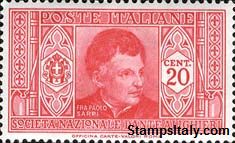 Italy Stamp Scott nr 270 - Francobolli Sassone nº 305 - Click Image to Close