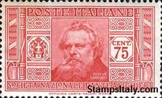 Italy Stamp Scott nr 274 - Francobolli Sassone nº 309 - Click Image to Close