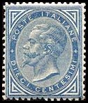 Italy Stamp Scott nr 28 - Francobolli Sassone nº 27 - Click Image to Close