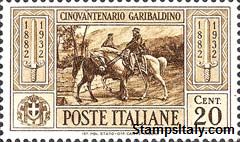 Italy Stamp Scott nr 281 - Francobolli Sassone nº 316 - Click Image to Close