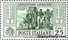 Italy Stamp Scott nr 282 - Francobolli Sassone nº 317 - Click Image to Close