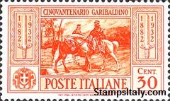 Italy Stamp Scott nr 283 - Francobolli Sassone nº 318 - Click Image to Close