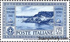 Italy Stamp Scott nr 287 - Francobolli Sassone nº 322 - Click Image to Close