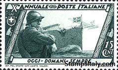 Italy Stamp Scott nr 292 - Francobolli Sassone nº 327 - Click Image to Close