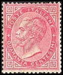 Italy Stamp Scott nr 31 - Francobolli Sassone nº 20 - Click Image to Close