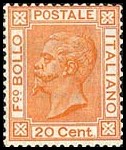 Italy Stamp Scott nr 36 - Francobolli Sassone nº 28 - Click Image to Close
