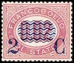 Italy Stamp Scott nr 37 - Francobolli Sassone nº 29 - Click Image to Close