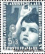 Italy Stamp Scott nr 376 - Francobolli Sassone nº 415 - Click Image to Close
