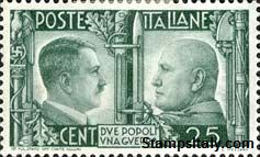 Italy Stamp Scott nr 415 - Francobolli Sassone nº 454 - Click Image to Close