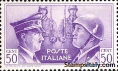 Italy Stamp Scott nr 416 - Francobolli Sassone nº 455 - Click Image to Close
