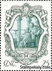 Italy Stamp Scott nr 420 - Francobolli Sassone nº 463 - Click Image to Close