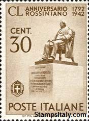 Italy Stamp Scott nr 424 - Francobolli Sassone nº 467 - Click Image to Close