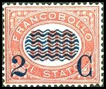 Italy Stamp Scott nr 43 - Francobolli Sassone nº 35
