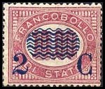 Italy Stamp Scott nr 44 - Francobolli Sassone nº 36 - Click Image to Close