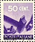 Italy Stamp Scott nr 465A - Francobolli Sassone nº 547