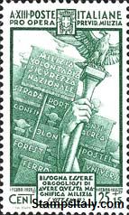 Italy Stamp Scott nr B40 - Francobolli Sassone nº 381 - Click Image to Close