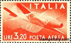 Italy Stamp Scott nr C108 - Francobolli Sassone nº A128 - Click Image to Close