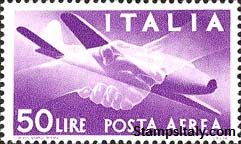 Italy Stamp Scott nr C114 - Francobolli Sassone nº A134 - Click Image to Close