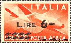 Italy Stamp Scott nr C115 - Francobolli Sassone nº A135