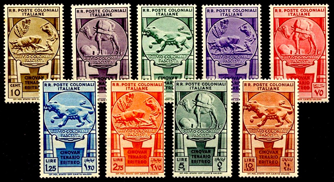 Colonies Scott nr 23/31 - Francobolli Colonie Sassone nº 23/31 - Click Image to Close