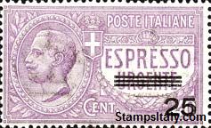 Italy Stamp Scott nr E9 - Francobolli Sassone nº E3 - Click Image to Close