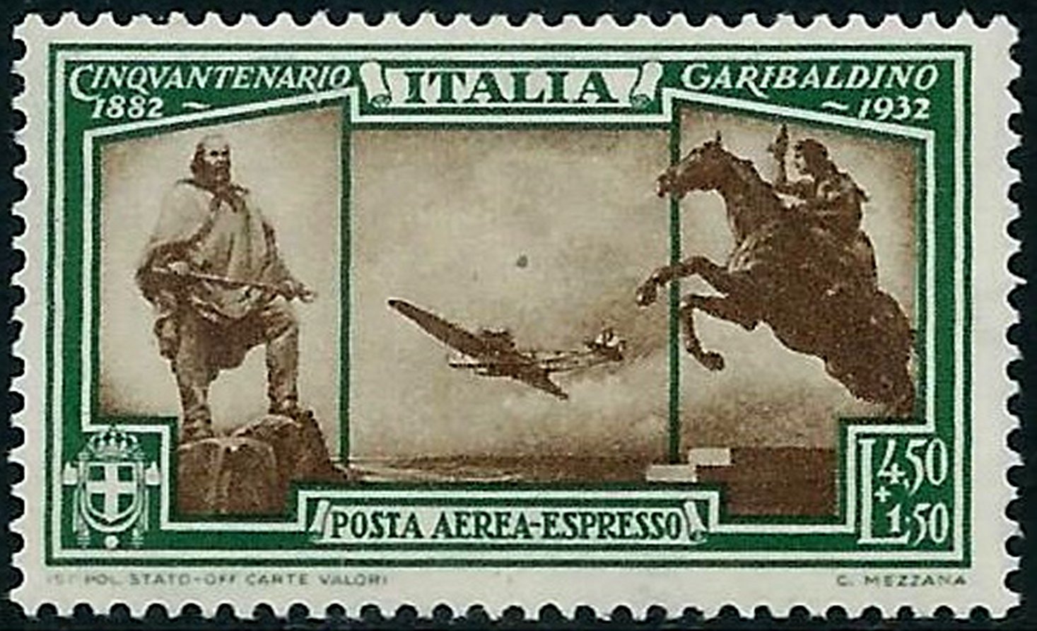 Italy Stamp Scott nr CE1 - Francobolli Sassone nº A37 - Click Image to Close