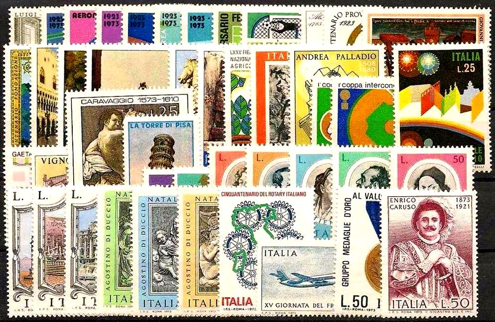 Italy Full Year 1973 - Italia Annata Completa 1973 - Click Image to Close