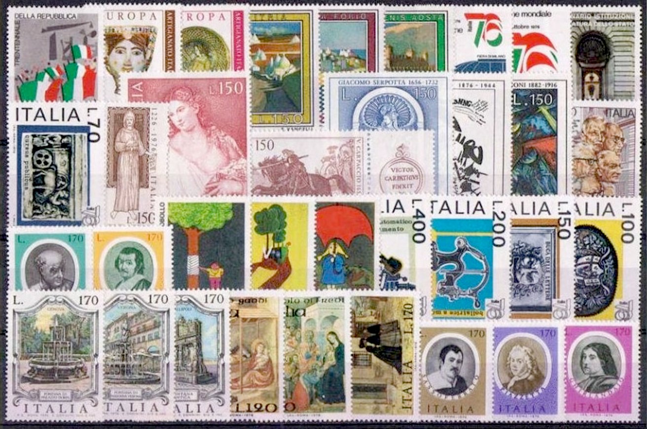 Italy Full Year 1976 - Italia Annata Completa 1976