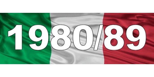 Italy Full Years 1980/1989 - Italia Annata Completa 1980/1989
