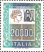 Italy Stamp Scott nr 1297 - Francobolli Sassone nº 1442B - Click Image to Close
