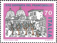 Italy Stamp Scott nr 1446 - Francobolli Sassone nº 1542 - Click Image to Close