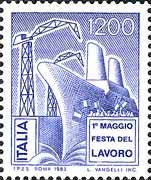 Italy Stamp Scott nr 1554 - Francobolli Sassone nº 1636 - Click Image to Close