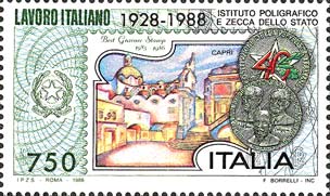 Italy Stamp Scott nr 1757 - Francobolli Sassone nº 1850 - Click Image to Close