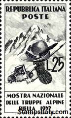 Italy Stamp Scott nr 610 - Francobolli Sassone nº 698 - Click Image to Close