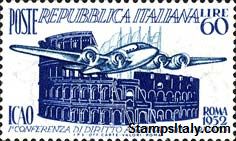 Italy Stamp Scott nr 611 - Francobolli Sassone nº 697 - Click Image to Close