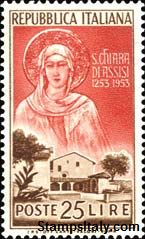Italy Stamp Scott nr 625 - Francobolli Sassone nº 719 - Click Image to Close