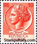 Italy Stamp Scott nr 627 - Francobolli Sassone nº 711 - Click Image to Close